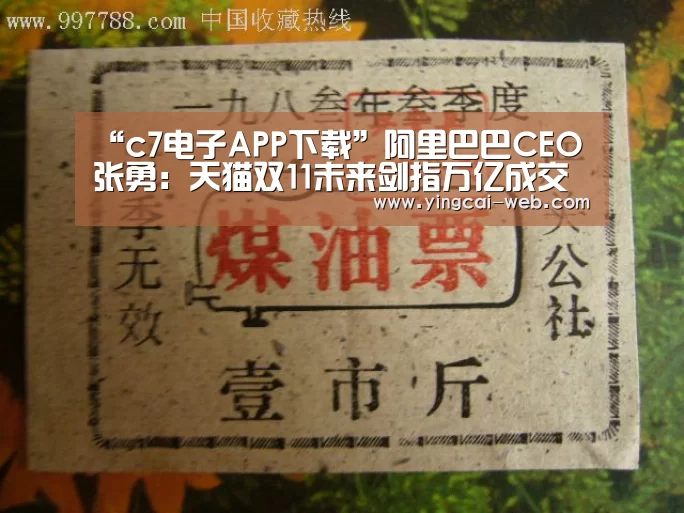 “c7电子APP下载”阿里巴巴CEO张勇:天猫双11未来剑指万亿成交额(图1) c7电子APP下载